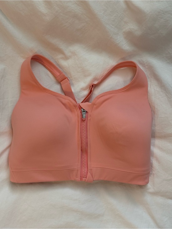 Athleta Other - NWOT! Athleta Advance Front-Zip Coral Sports Bra - Women Intimates
